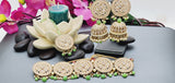 Extremely Incredible Indian Bollywood Polki Kundan Choker Necklace Set