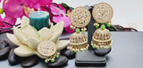 Extremely Incredible Indian Bollywood Polki Kundan Choker Necklace Set