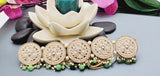 Extremely Incredible Indian Bollywood Polki Kundan Choker Necklace Set