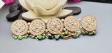 Extremely Incredible Indian Bollywood Polki Kundan Choker Necklace Set