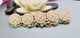 Extremely Incredible Indian Bollywood Polki Kundan Choker Necklace Set