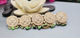 Extremely Incredible Indian Bollywood Polki Kundan Choker Necklace Set