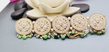 Extremely Incredible Indian Bollywood Polki Kundan Choker Necklace Set