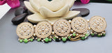 Extremely Incredible Indian Bollywood Polki Kundan Choker Necklace Set