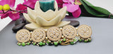 Extremely Incredible Indian Bollywood Polki Kundan Choker Necklace Set