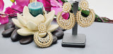 Dazzling Indian Bollywood Bridal Reverse Kundan Pearl Choker Necklace Set