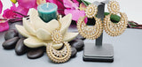 Dazzling Indian Bollywood Bridal Reverse Kundan Pearl Choker Necklace Set