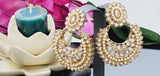 Dazzling Indian Bollywood Bridal Reverse Kundan Pearl Choker Necklace Set