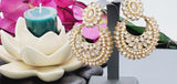 Dazzling Indian Bollywood Bridal Reverse Kundan Pearl Choker Necklace Set