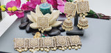 A Very Charming Breathtaking Indian Reverse Kundan Choker Necklace Set