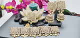 A Very Charming Breathtaking Indian Reverse Kundan Choker Necklace Set