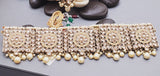 A Very Charming Breathtaking Indian Reverse Kundan Choker Necklace Set