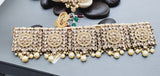 A Very Charming Breathtaking Indian Reverse Kundan Choker Necklace Set
