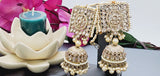 A Very Charming Breathtaking Indian Reverse Kundan Choker Necklace Set