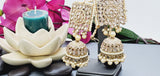 A Very Charming Breathtaking Indian Reverse Kundan Choker Necklace Set