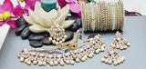 Designer High Quality Indian Bollywood Reverse Kundan Choker Necklace Set