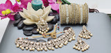 Designer High Quality Indian Bollywood Reverse Kundan Choker Necklace Set
