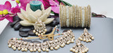 Designer High Quality Indian Bollywood Reverse Kundan Choker Necklace Set