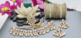 Designer High Quality Indian Bollywood Reverse Kundan Choker Necklace Set