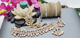 Designer High Quality Indian Bollywood Reverse Kundan Choker Necklace Set