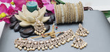 Designer High Quality Indian Bollywood Reverse Kundan Choker Necklace Set