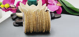 Exceptional Premium Quality Latest Indian Bollywood Reverse Kundan Gold Full Bangles Set
