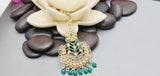 Latest High Quality Collection Indian Bollywood Kundan Tikka Earrings Set
