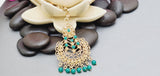 Latest High Quality Collection Indian Bollywood Kundan Tikka Earrings Set