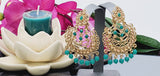 Latest High Quality Collection Indian Bollywood Kundan Tikka Earrings Set
