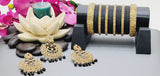Extraordinary High Quality Indian Bollywood Kundan Polki Tikka Earrings Set