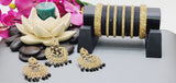 Extraordinary High Quality Indian Bollywood Kundan Polki Tikka Earrings Set