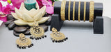 Extraordinary High Quality Indian Bollywood Kundan Polki Tikka Earrings Set