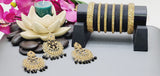 Extraordinary High Quality Indian Bollywood Kundan Polki Tikka Earrings Set