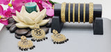 Extraordinary High Quality Indian Bollywood Kundan Polki Tikka Earrings Set