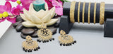 Extraordinary High Quality Indian Bollywood Kundan Polki Tikka Earrings Set