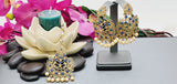 Dazzling High Quality Latest collection In Indian fashion Kundan Polki Tikka Earrings Set