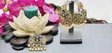 Dazzling High Quality Latest collection In Indian fashion Kundan Polki Tikka Earrings Set