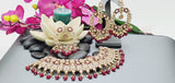 Astonishing Latest High Quality Designer Indian Reverse Kundan Choker Necklace Set
