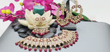 Astonishing Latest High Quality Designer Indian Reverse Kundan Choker Necklace Set