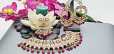 Astonishing Latest High Quality Designer Indian Reverse Kundan Choker Necklace Set