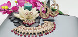 Astonishing Latest High Quality Designer Indian Reverse Kundan Choker Necklace Set