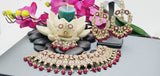 Astonishing Latest High Quality Designer Indian Reverse Kundan Choker Necklace Set