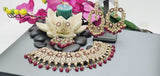 Astonishing Latest High Quality Designer Indian Reverse Kundan Choker Necklace Set