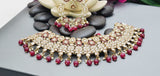 Astonishing Latest High Quality Designer Indian Reverse Kundan Choker Necklace Set