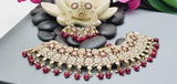 Astonishing Latest High Quality Designer Indian Reverse Kundan Choker Necklace Set