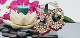 Astonishing Latest High Quality Designer Indian Reverse Kundan Choker Necklace Set