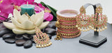 Breathtaking Latest Collection In Indian Bollywood Reverse Kundan Tikka Earrings Set