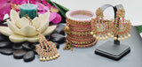 Breathtaking Latest Collection In Indian Bollywood Reverse Kundan Tikka Earrings Set
