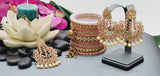 Breathtaking Latest Collection In Indian Bollywood Reverse Kundan Tikka Earrings Set