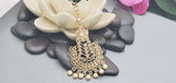 Exquisite Designer Latest Collection In Indian Kundan Polki Tikka Earrings Set